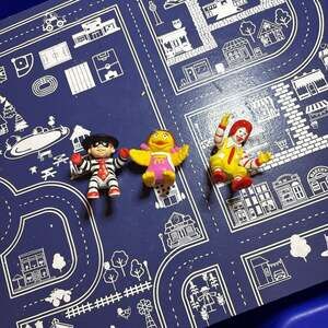 Vintage McDonald's Happy Meal Toys - Ronald McDonald, Birdie, and Hamburglar Fig